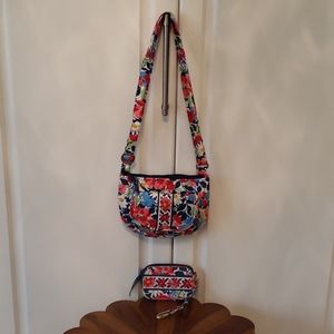 Vera Bradley Summer Cottage crossbody bag & wallet